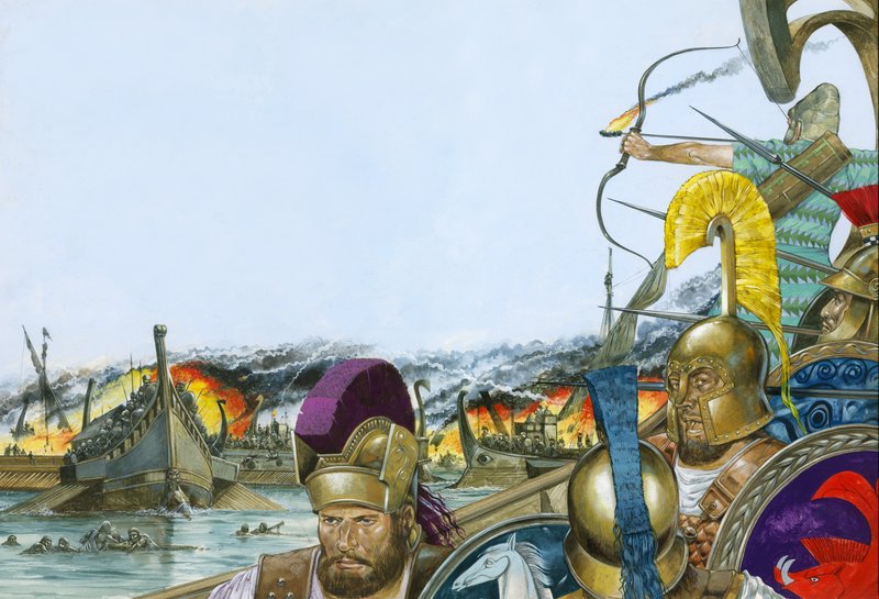 Die Schlacht von Salamis von Richard Hook