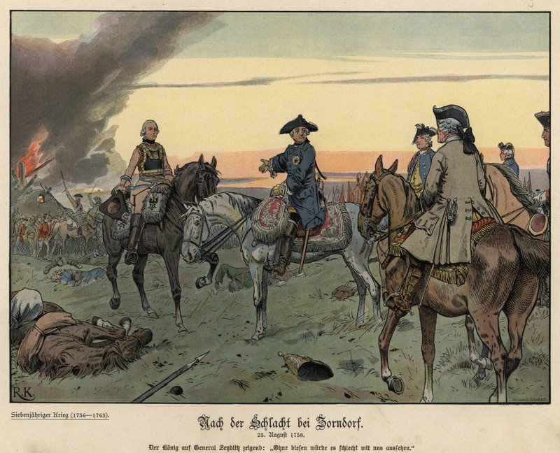 Nach der Schlacht von Zorndorf von Richard Knoetel