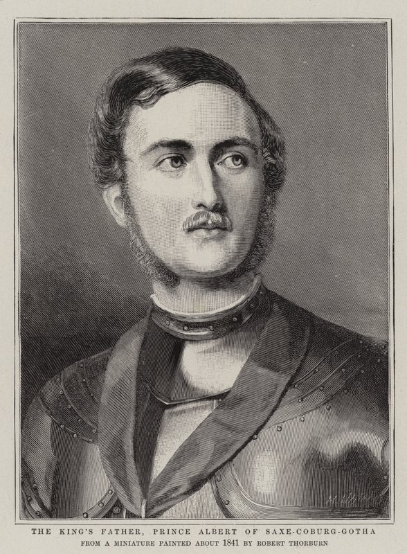 Der Vater des Königs, Prinz Albert von Sachsen-Coburg-Gotha von Robert Thorburn