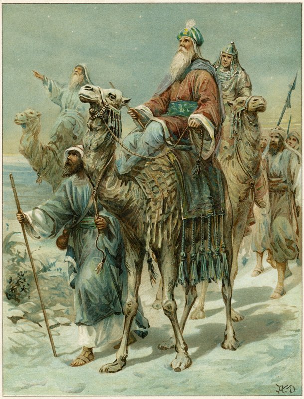 Die Weisen suchen Jesus von Robert Ambrose Dudley