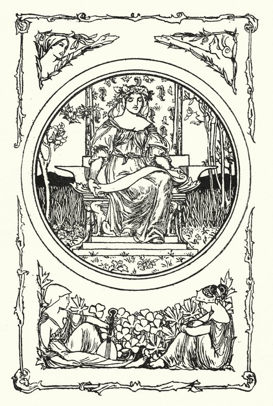Illustration für Gedichte von John Keats von Robert Anning Bell