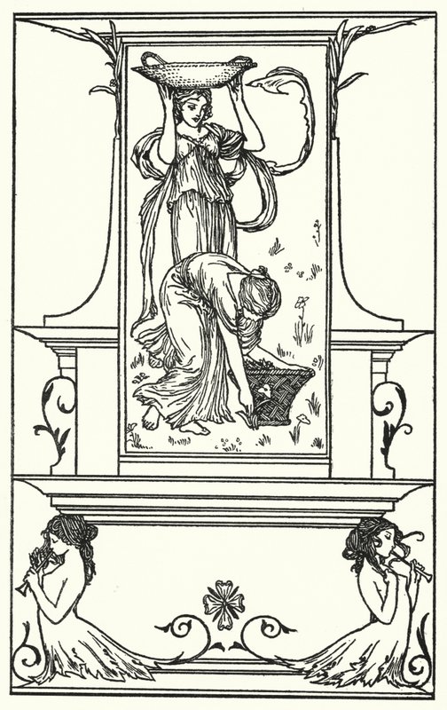 Illustration für Gedichte von John Keats (Lithografie) von Robert Anning Bell