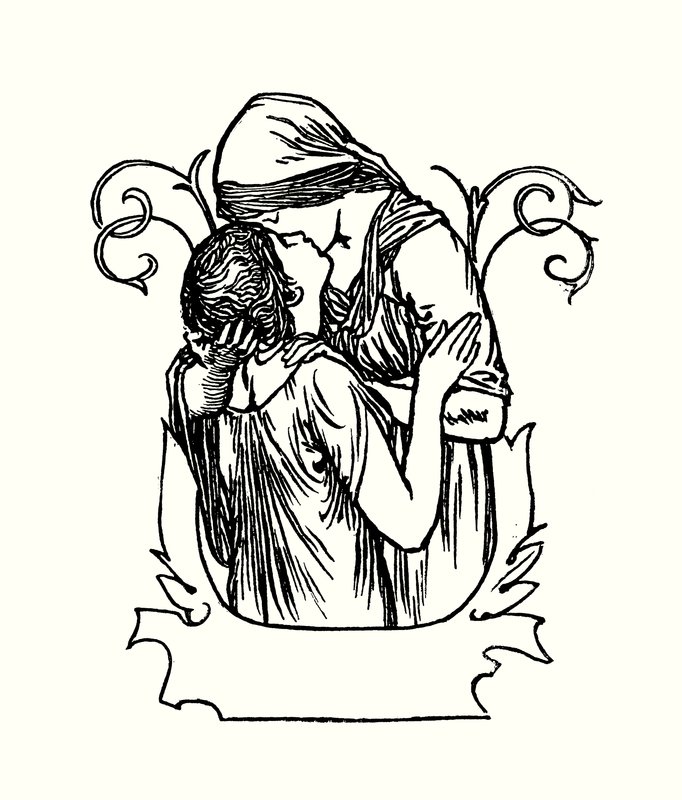 Illustration für Gedichte von John Keats (Lithografie) von Robert Anning Bell