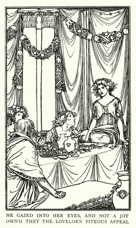 Illustration für Gedichte von John Keats: Lamia von Robert Anning Bell