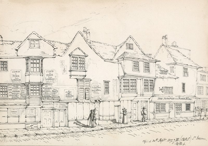 Fenchurch Street, London, 1817 von Robert Blemell Schnebbelie
