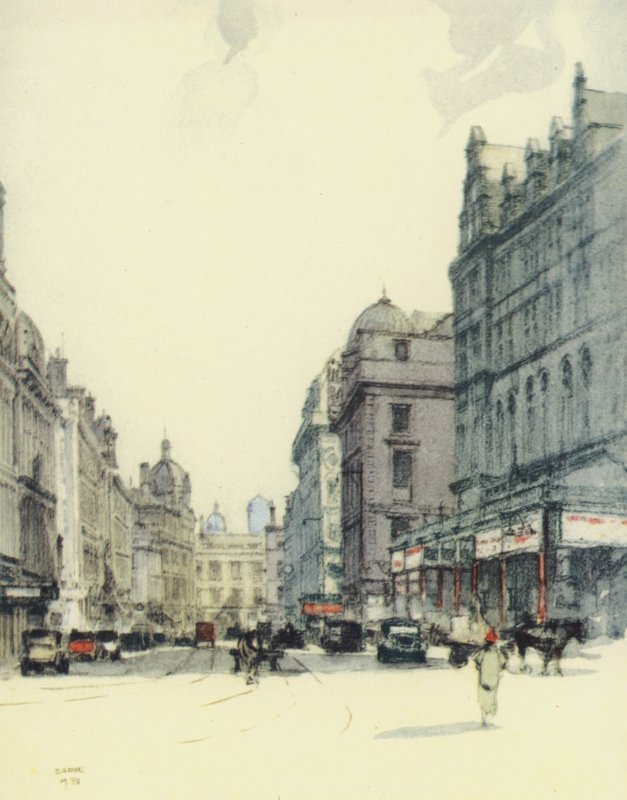 Glasgow: Gordon Street und Hauptbahnhof von Robert Eadie