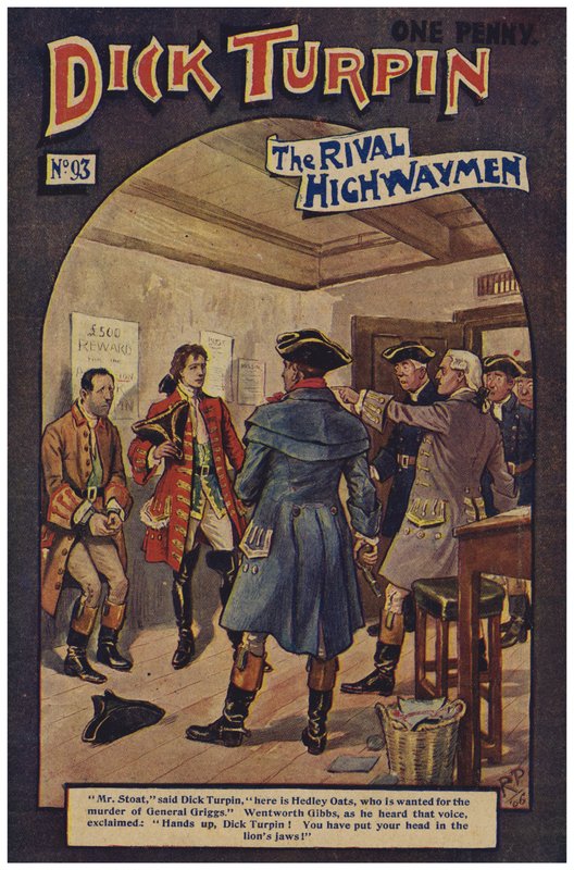 Dick Turpin (Farblithografie) von Robert Prowse Jnr
