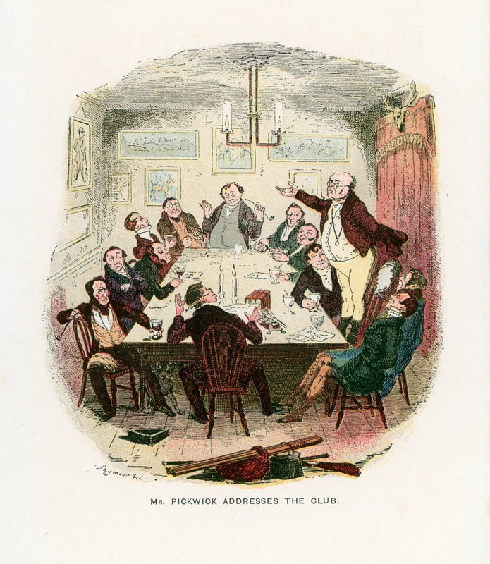 Illustration für die Pickwick-Papiere von Robert Seymour
