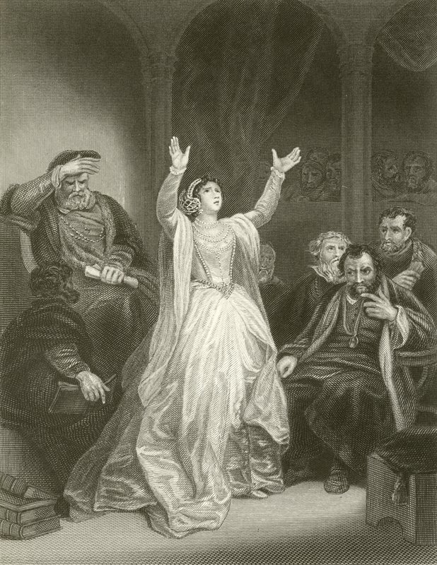 Verurteilung von Anne Boleyn von Robert Smirke
