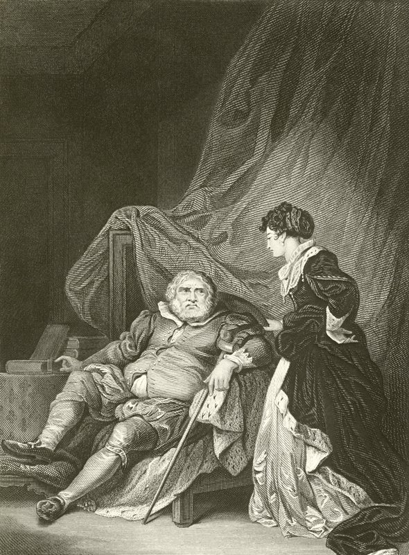 Heinrich VIII. und Catherine Parr von Robert Smirke
