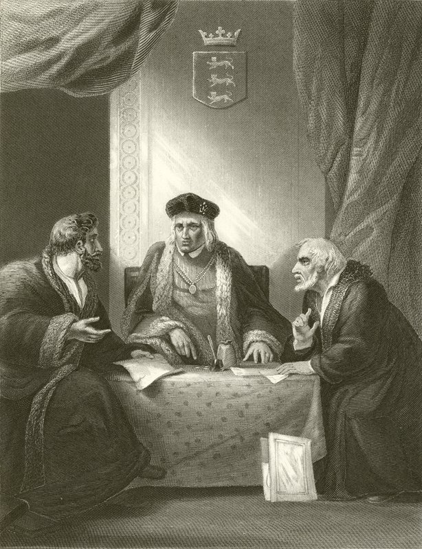 Heinrich VII. mit Empson und Dudley von Robert Smirke