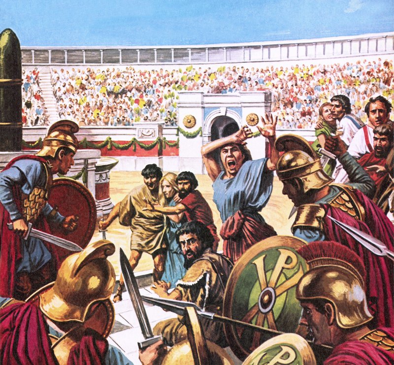Massaker im Hippodrom von Konstantinopel im Jahr 532 n. Chr. von Roger Payne