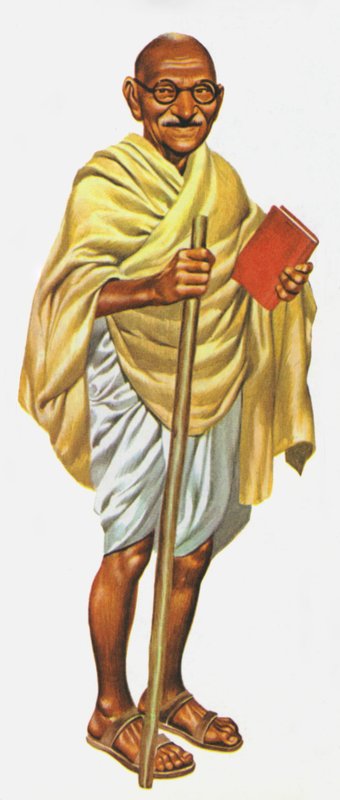 Mahatma Gandhi von Ron Embleton
