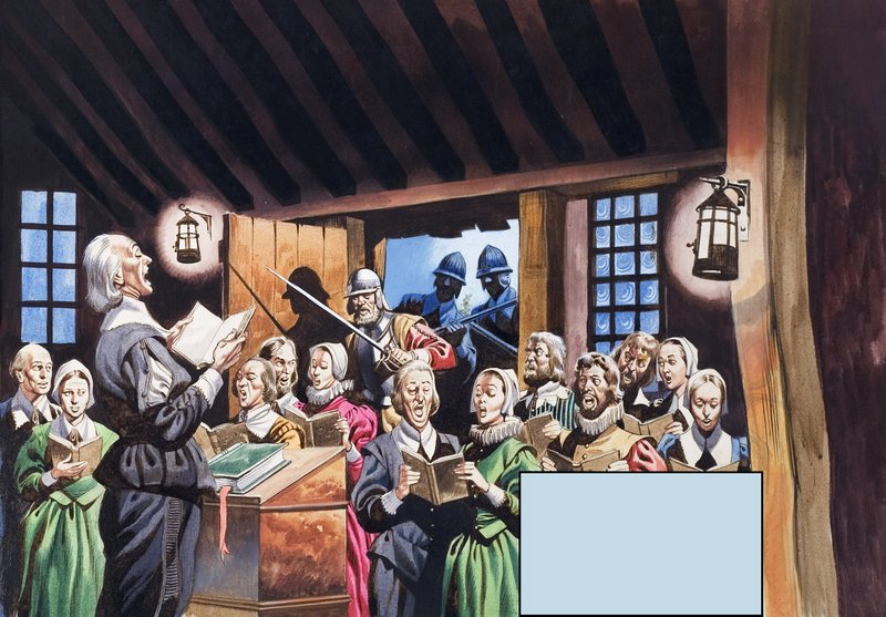 Die Pilgerväter von Ron Embleton