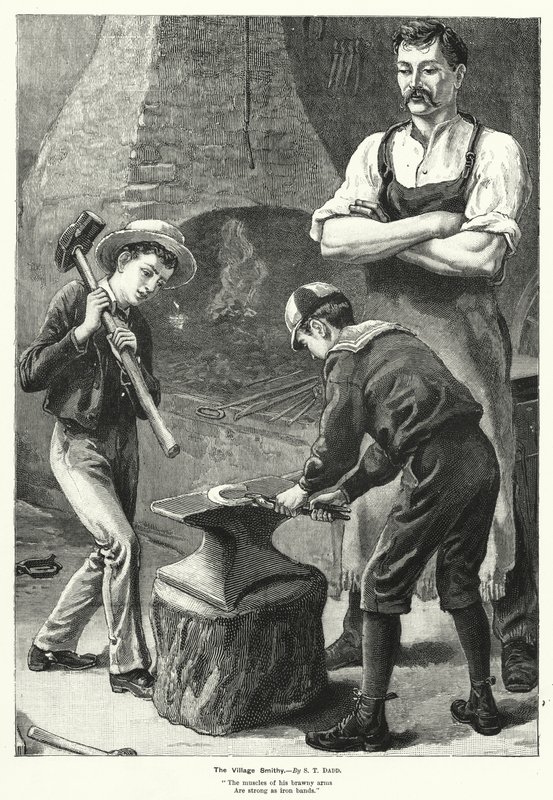 Die Dorfschmiede von S.T. (after) Dadd
