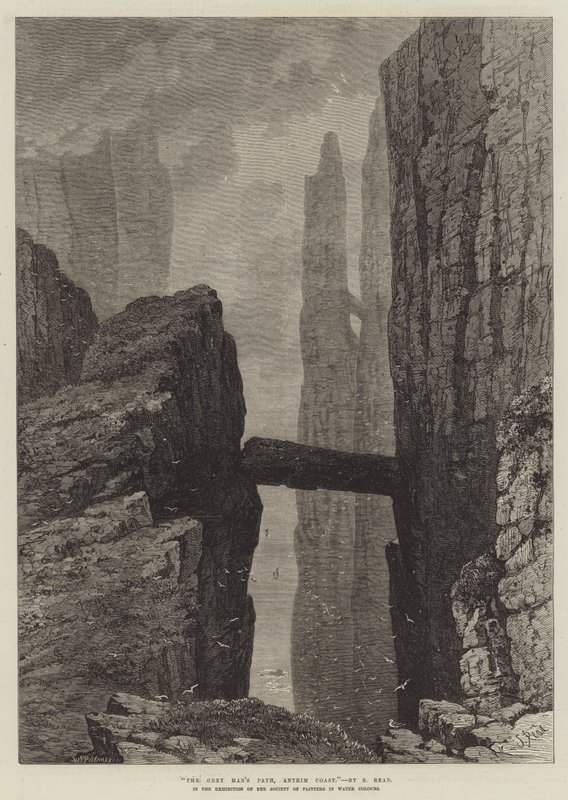 Der Pfad des Grauen Mannes, Antrim-Küste von Samuel Read