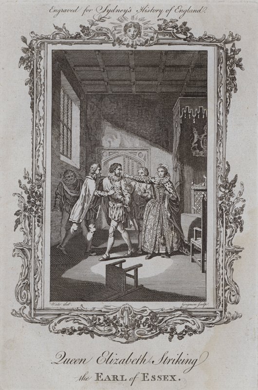 Königin Elisabeth schlägt den Earl of Essex von Samuel (after) Wale