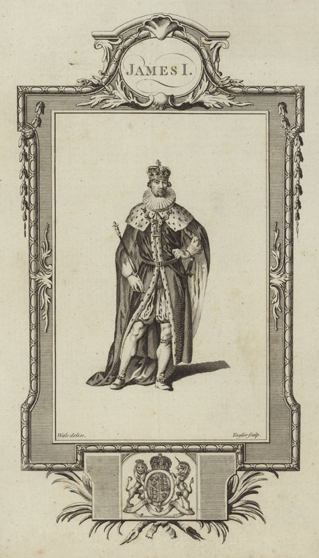 Porträt von James I von Samuel Wale