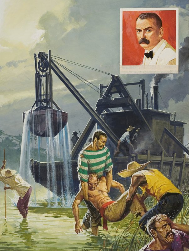 Panamakanal von Severino Baraldi