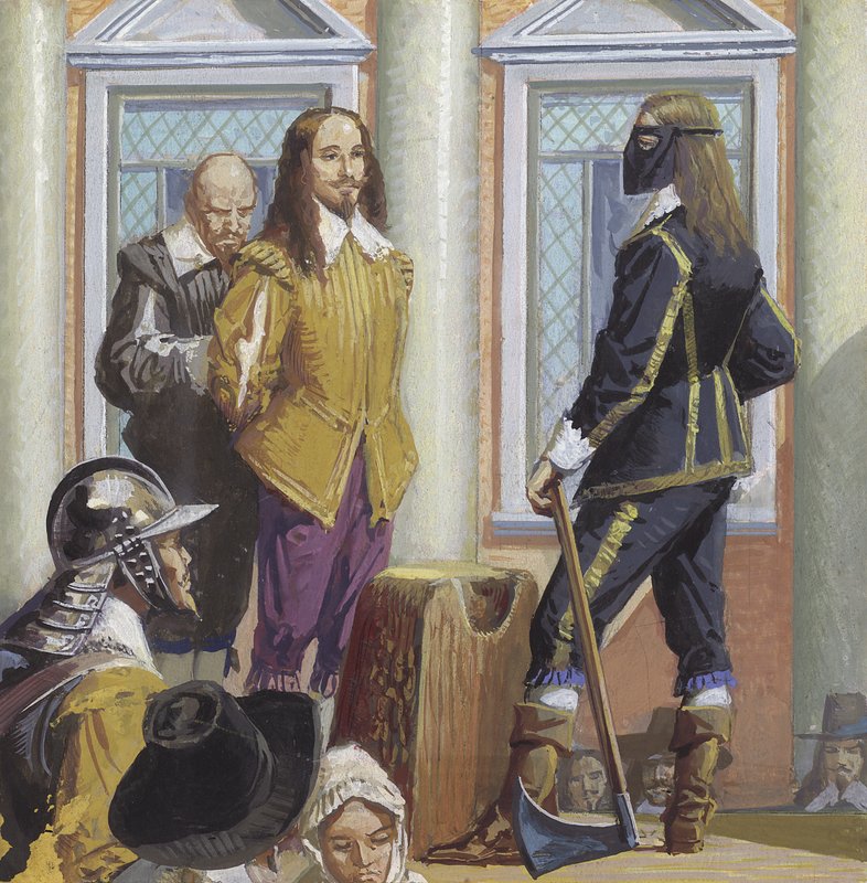 Die Hinrichtung von König Karl I. von Severino Baraldi