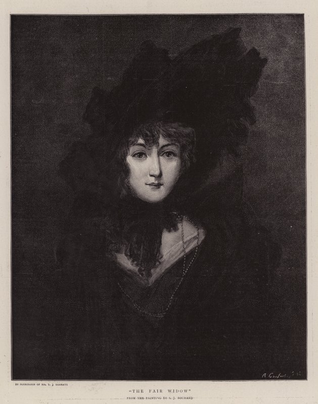 Die schöne Witwe von Simon Jacques Rochard