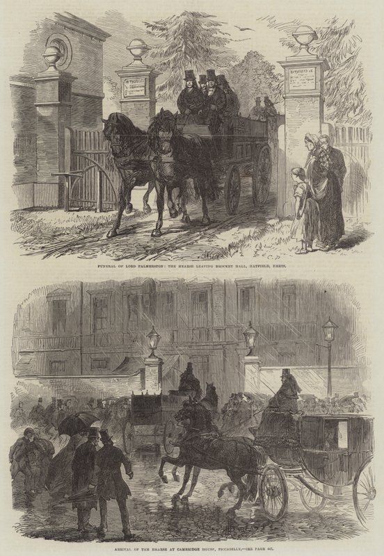Die Beerdigung von Lord Palmerston von Sir John Charles Robinson