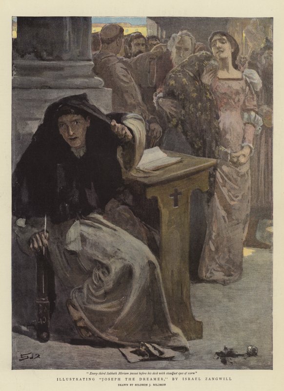 Illustration von Joseph der Träumer, von Israel Zangwill von Solomon Joseph Solomon