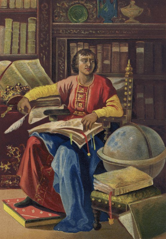 Alfons X., König von Kastilien, León und Galicien von Spanish School