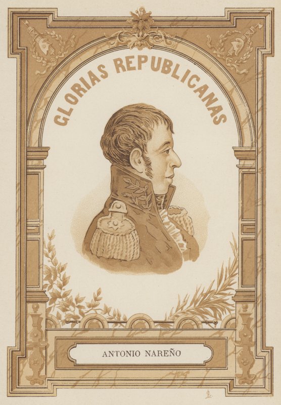 Antonio Narino, kolumbianischer militärischer und politischer Führer von Spanish School