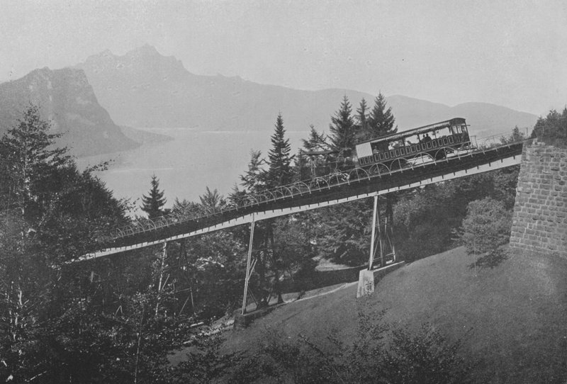 Righi-Linie, Schnurtobel-Brücke von Swiss Photographer