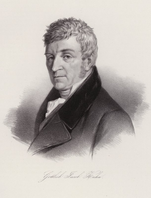 Gottlieb Jakob Kuhn, Schweizer Volkskundler und Dichter von Swiss School