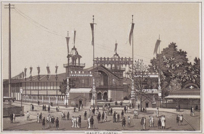 Hauptportal, Schweizerische Landesausstellung, Zürich von Swiss School