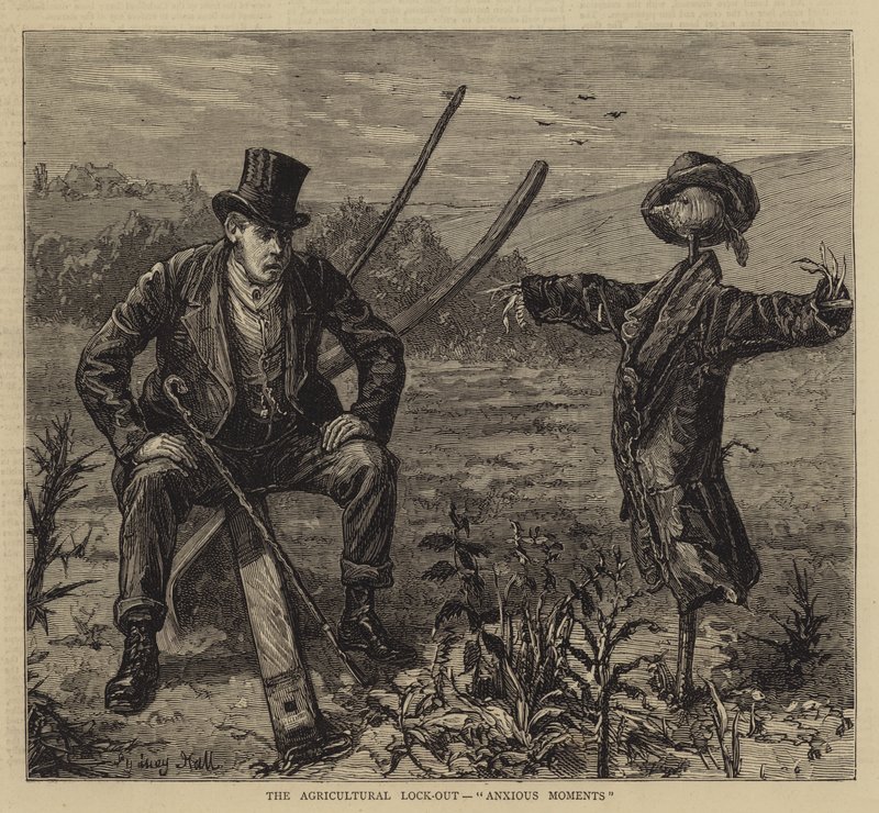 Die landwirtschaftliche Aussperrung, besorgte Momente von Sydney Prior Hall