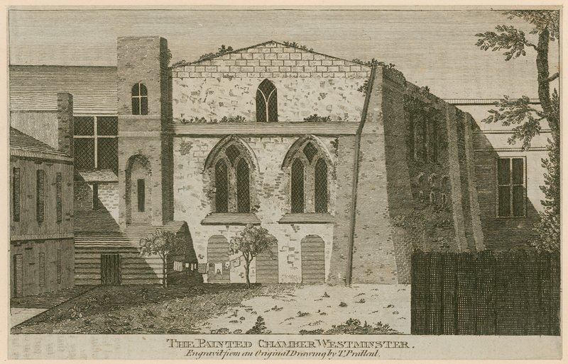 Die bemalte Kammer, Westminster Palace, London von T. Prattent