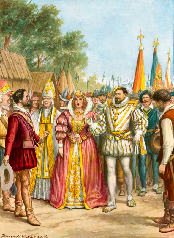 Feierlicher Einzug in Darien von Pedrarias d