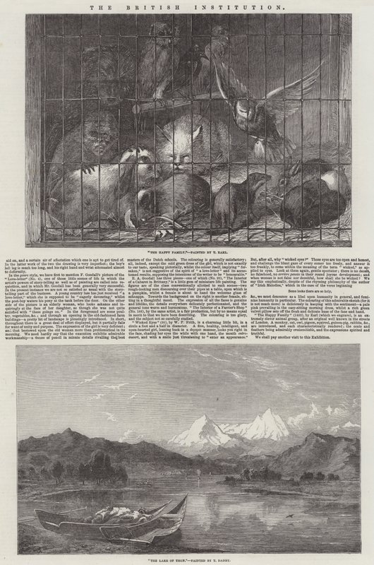 Die British Institution von Thomas Earl