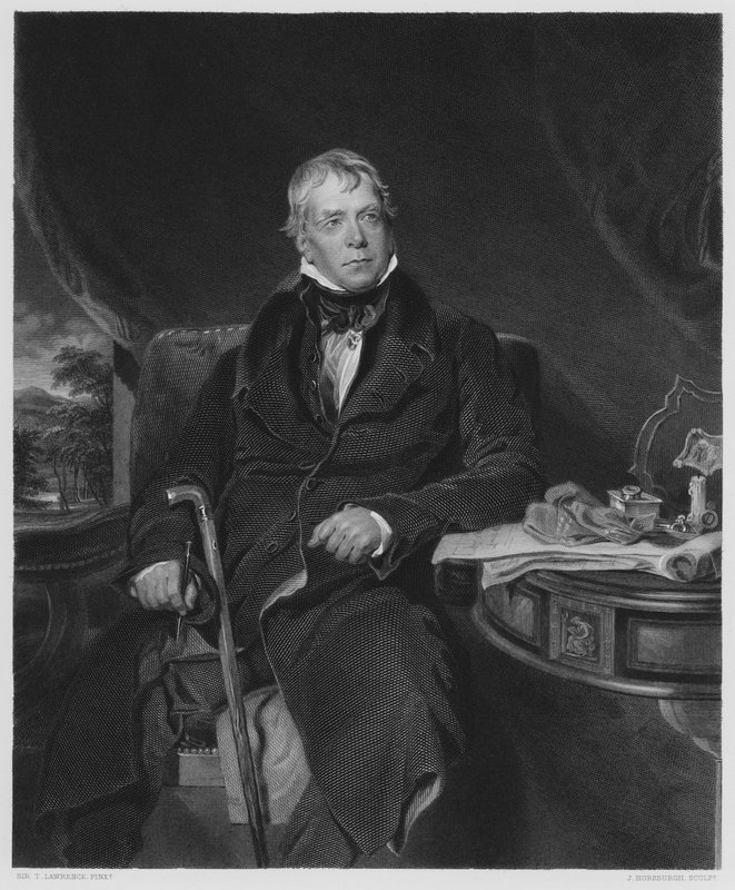 Sir Walter Scott, Baronet, nach dem Bild in der Königlichen Sammlung von Thomas Lawrence