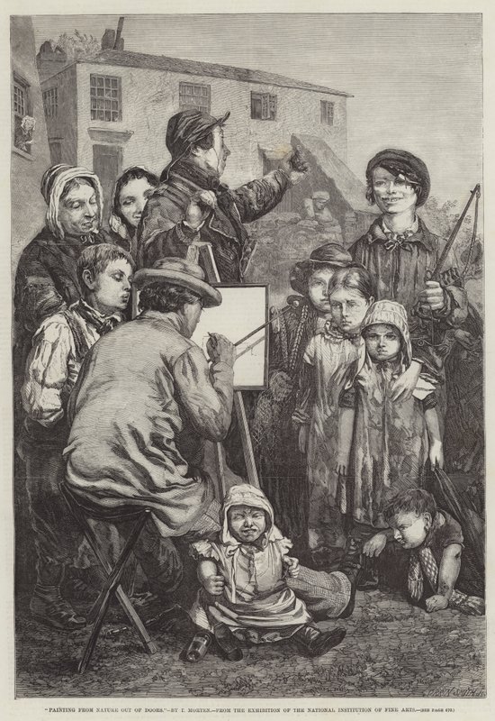 Malen in der Natur im Freien von Thomas Morten