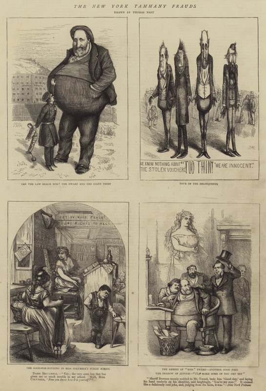 Die New Yorker Tammany-Betrügereien von Thomas Nast