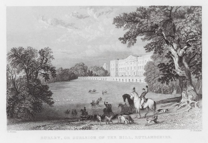Burley oder Burleigh on the Hill, Rutlandshire von Thomas (after) Allom