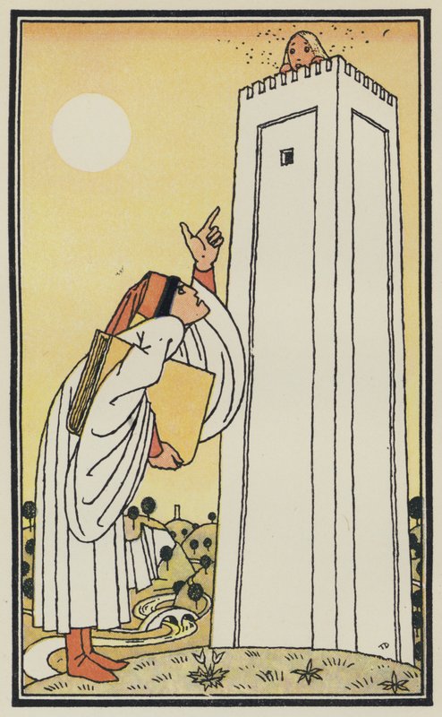Illustration für das Decameron von Boccaccio (Farblithografie) von Thomas Derrick