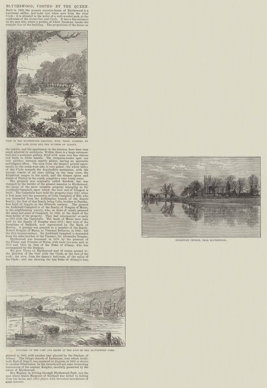 Blythswood, besucht von der Königin von Thomas Harrington Wilson