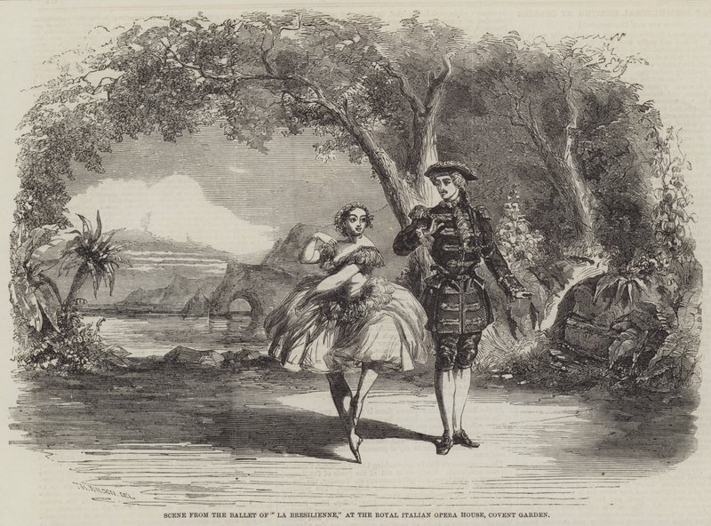 Szene aus dem Ballett 