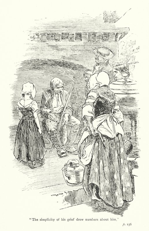 Illustration für Eine sentimentale Reise von Laurence Sterne von Thomas Heath Robinson