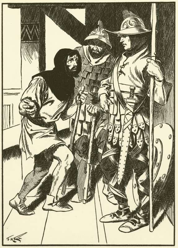 Der Kohlenbrenner im Palast von Thomas Heath Robinson