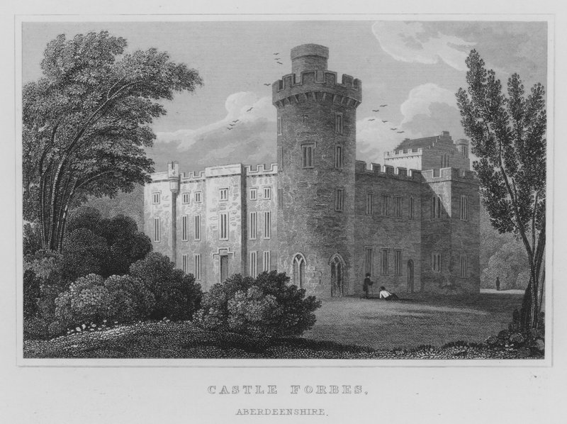 Schloss Forbes, Aberdeenshire von Thomas Hosmer Shepherd