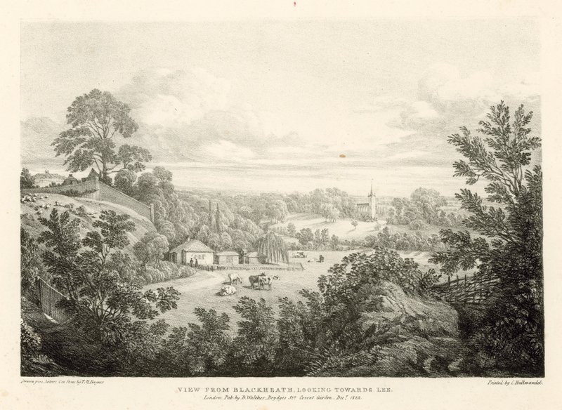 Blick von Blackheath in Richtung Lee, London von Thomas Mann Baynes