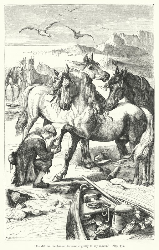Illustration für Gullivers Reisen von Jonathan Swift von Thomas Morten