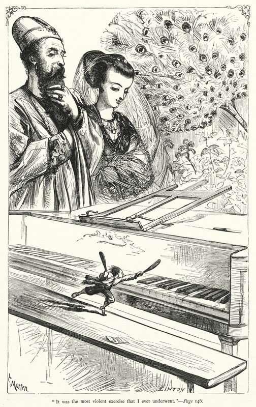 Illustration für Gullivers Reisen von Jonathan Swift von Thomas Morten