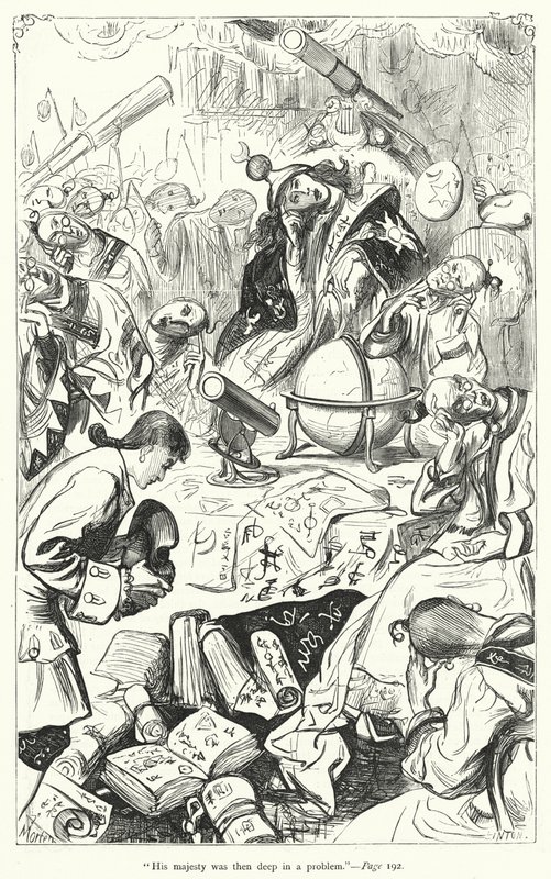 Illustration zu Gullivers Reisen von Jonathan Swift von Thomas Morten